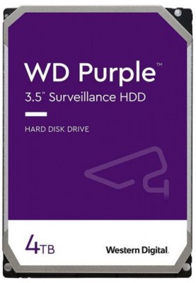 HDD 4TB, 5400rpm, WD Purple, 256M, SATA III (WD43PURZ)