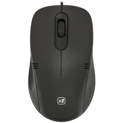 Мишка Defender #1 MM-930, 3кн., 1200 dpi, чорна