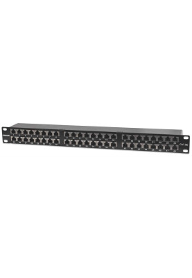 Патч-панель 19", 48xRJ45, FTP, Cat.5e, 1unit, Intellinet