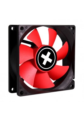 Вентилятор для корпуса  80mm Xilence XPF80.R black/red, Retail Box