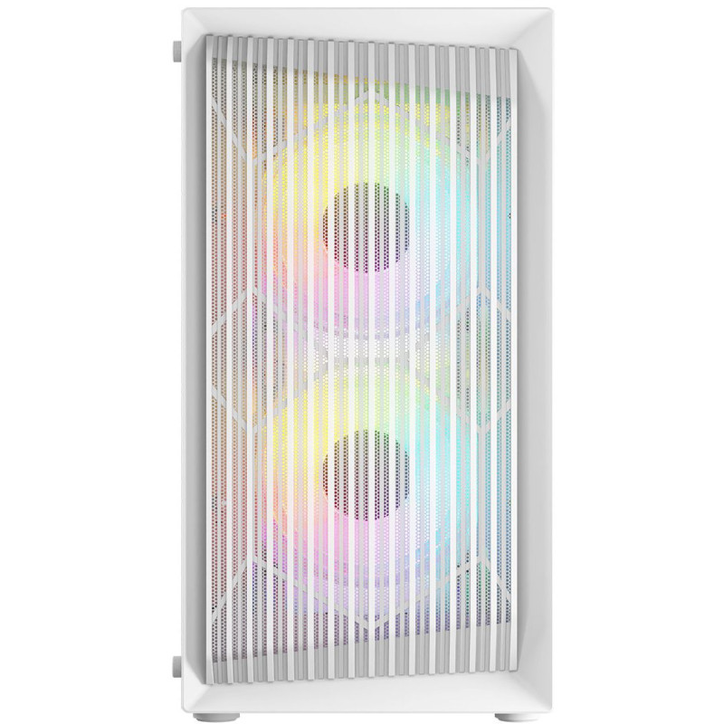 Корпус LogicConcept ATOS MESH+GLASS ARGB fans 3x120mm WHITE без БЖ mATX