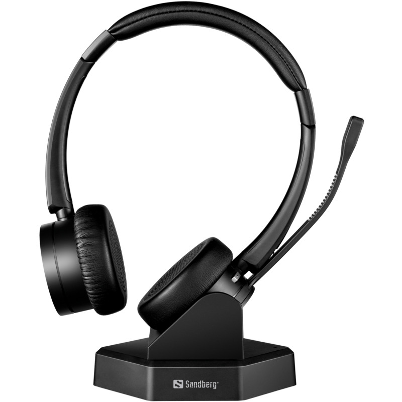 Гарнітура Sandberg Wireless Office Headset Pro+, Bluetooth, Black