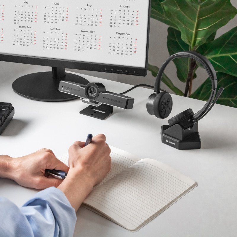 Гарнітура Sandberg Wireless Office Headset Pro+, Bluetooth, Black