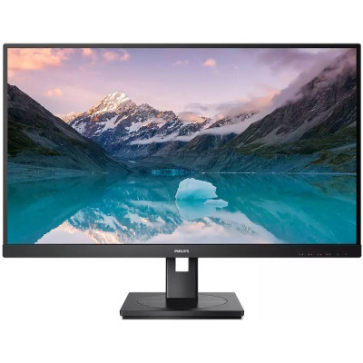 Монітор TFT 27" Philips 275S9JML, QHD, IPS, 75Гц, HDMI, DP, USB-hub, HAS, Pivot, колонки, чорний