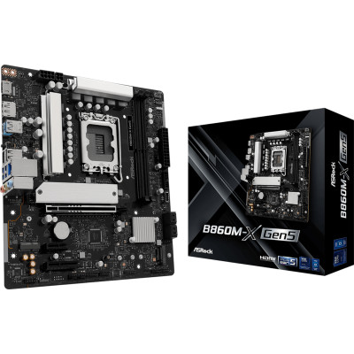 AsRock B860M-X GEN5 (1851/B860, 2*DDR5, PCIex16, HDMI/DP, 4xSATA, 2xM.2, 2.5Glan, 7.1ch, mATX) AsRock B860M-X GEN5 (1851/B860, 2*DDR5, PCIex16, HDMI/DP, 4xSATA, 2xM.2, 2.5Glan, 7.1ch, mATX)