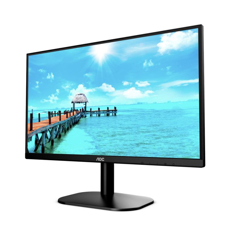 Монітор TFT 21.5" AOC 22B2DM, VA, 75Hz, HDMI, D-Sub, DVI, чорний
