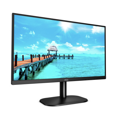 Монітор TFT 21.5" AOC 22B2DM, VA, 75Hz, HDMI, D-Sub, DVI, чорний