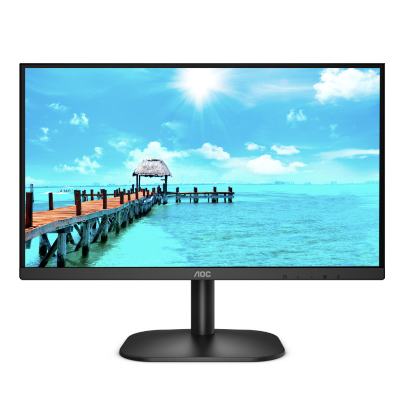 Монітор TFT 21.5" AOC 22B2DM, VA, 75Hz, HDMI, D-Sub, DVI, чорний