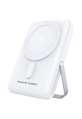 УМБ Choetech Magnetic Wireless 10000mAh 20W PD USB-C In/Out, with holder, Qi-15W Black
