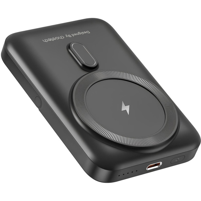 УМБ Choetech Magnetic Wireless 10000mAh 20W PD USB-C In/Out, with holder, Qi-15W Black