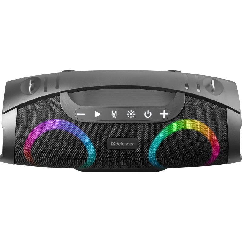Акустична система 1.0 Defender Beatbox 30, 30Вт Bluetooth/RGB/FM/USB/TF/AUX/TWS чорна