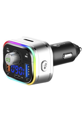автомобільний FM-трансміттер Aspiring Wave 3 PD 20W LED/Bluetooth/MicroSD/DSP/QC3.0