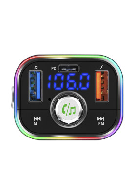 автомобільний FM-трансміттер Aspiring Wave 3 PD 20W LED/Bluetooth/MicroSD/DSP/QC3.0