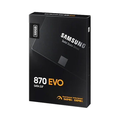 SSD 500Gb Samsung 870 EVO 2.5` SATA V-NAND 3bit MLC SSD 500Gb Samsung 870 EVO 2.5` SATA V-NAND 3bit MLC