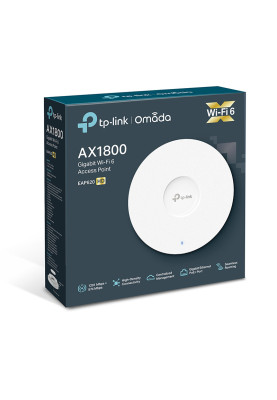 Точка доступу TP-Link EAP620 HD AX1800 1x2 GE LAN PoE MU-MIMO стельова