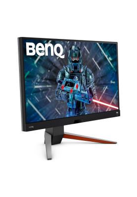 TFT 27" BenQ EX2710Q, QHD, IPS, 1ms, 144 Гц, HDMI x2, DP, HAS, колонки 2.5, сірий металік