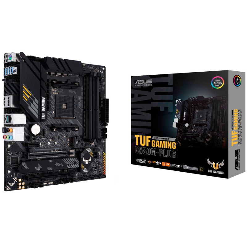 Asus TUF GAMING B550M-PLUS (AM4/B550, 4xDDR4, PCIex16, DP/HDMI, 4xSATA,2xM.2,8ch mATX)
