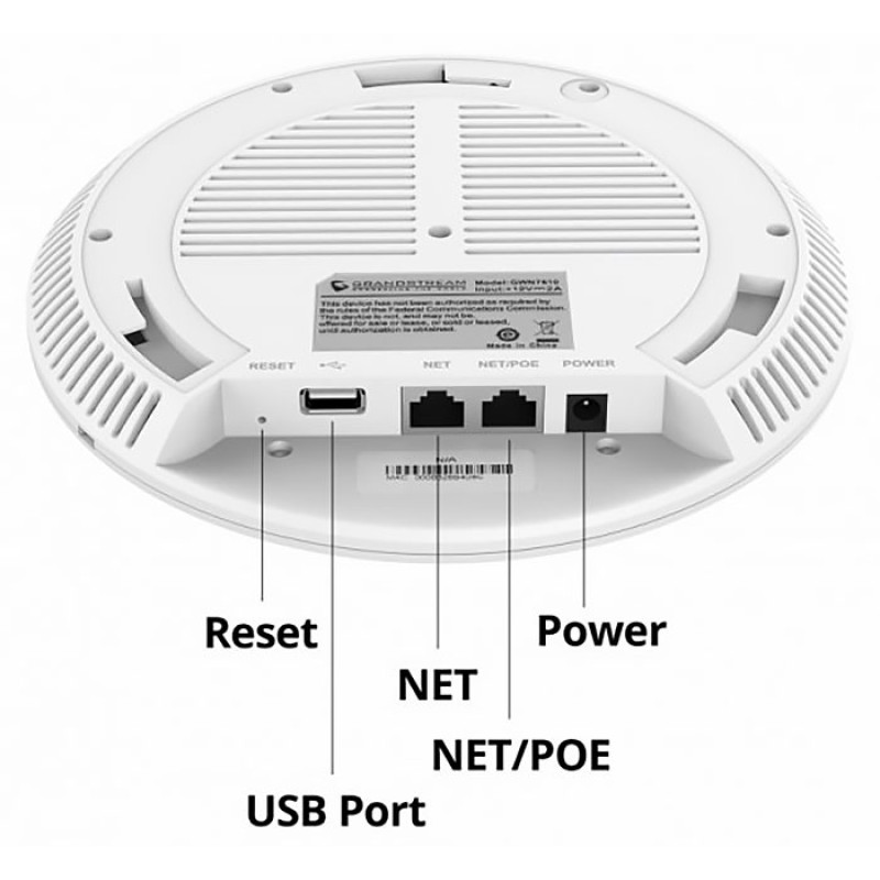 Точка доступу Grandstream GWN7630,WiFi Access Point, 802.11ac, Wave-2
