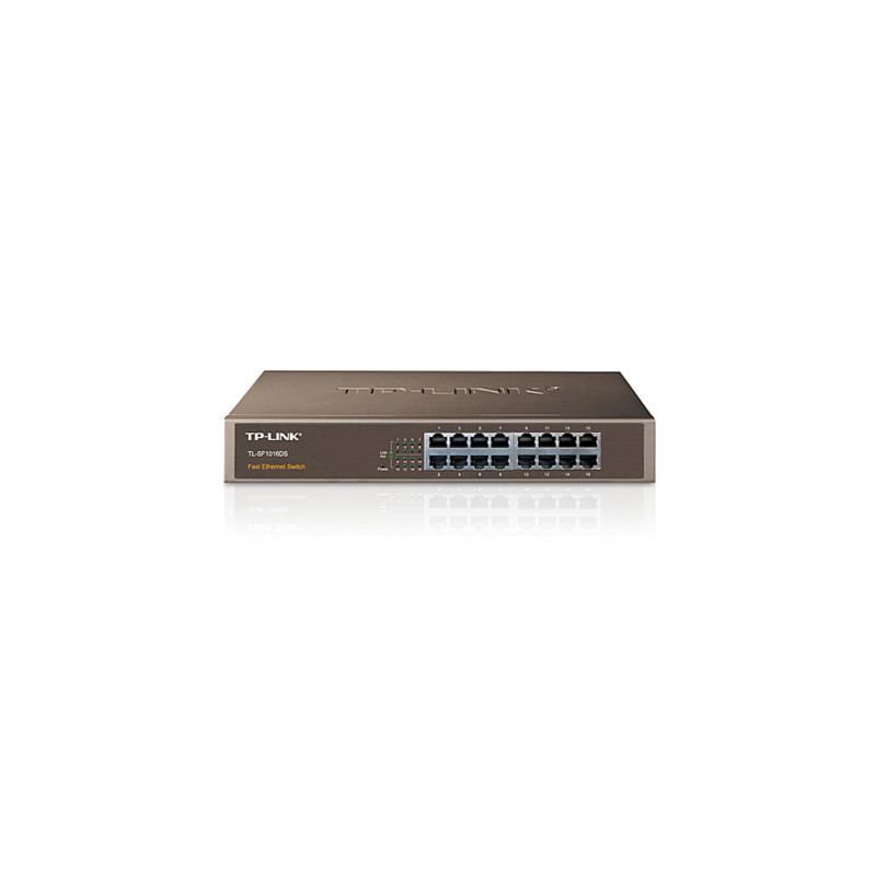 Комутатор TP-Link TL-SF1016DS, 16 портовий, 10/100