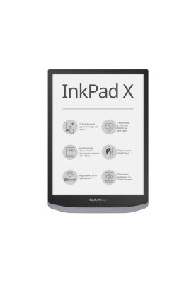 Електронна книжка PocketBook 1040, InkPAd X, Metallic grey