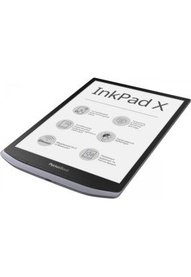 Електронна книжка PocketBook 1040, InkPAd X, Metallic grey