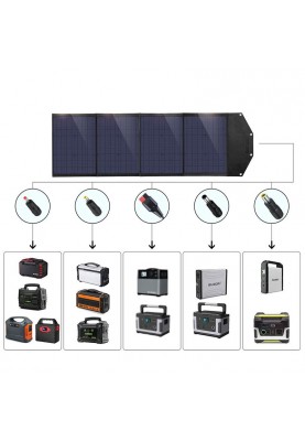 Сонячна панель для УМБ Choetech 100W (193x37см) DC100W,1*USB QC3.0 18W,1*USB-C PD3.0 45W, 1xUSBA 12W