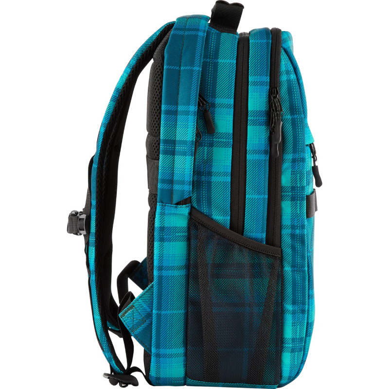 Рюкзак для ноутбука HP 16.1" Campus Tartan Plaid, блакитний