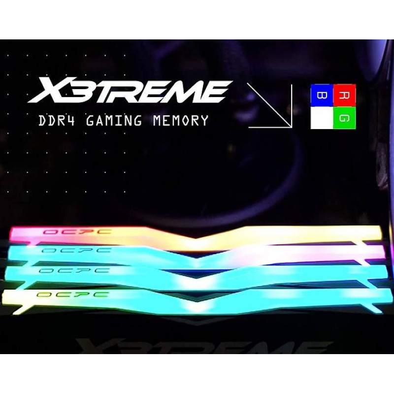 DDR4 64Gb 3600MHz (2*32Gb) OCPC X3 RGB Black Label, Kit