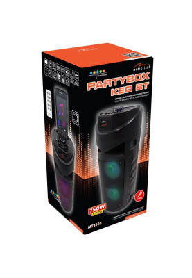 Акустична система 1.0 Media-Tech 30W, Bluetooth/FM/AUX/SD/USB/КАРАОКЕ/LED чорна