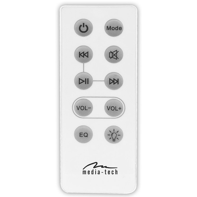 Акустична система 1.0 Media-Tech 30W, Bluetooth/FM/AUX/SD/USB/КАРАОКЕ/LED чорна