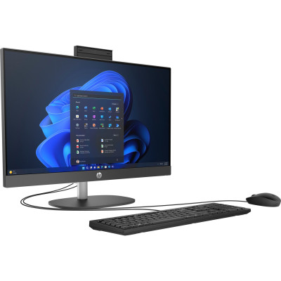 Моноблок 23.8'' HP ProOne 240 G10 i5-1335U/16Gb/SSD512Gb/K&M/Cam/WiFi/HAS/W11Pro/3y.w/сірий