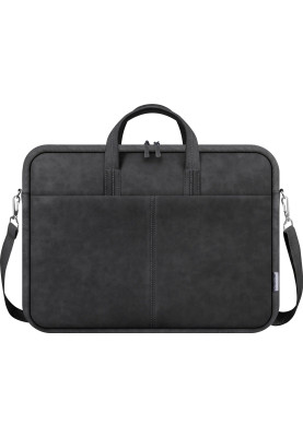 Сумка для ноутбука 15.6'' Defender PU шкіра, чорний, кишеня