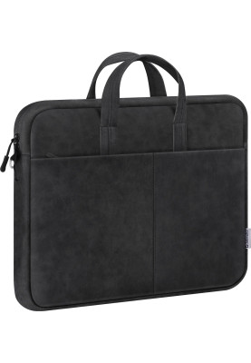 Сумка для ноутбука 15.6'' Defender PU шкіра, чорний, кишеня