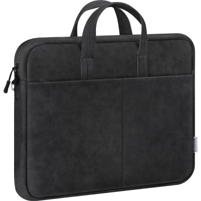 Сумка для ноутбука 15.6'' Defender PU шкіра, чорний, кишеня