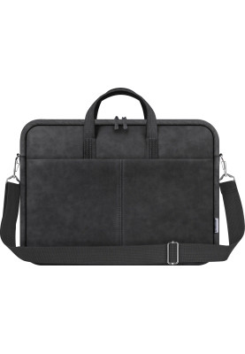 Сумка для ноутбука 15.6'' Defender PU шкіра, чорний, кишеня