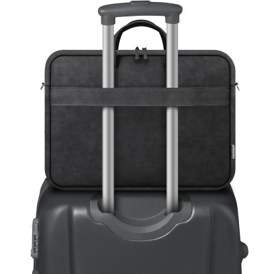 Сумка для ноутбука 15.6'' Defender PU шкіра, чорний, кишеня