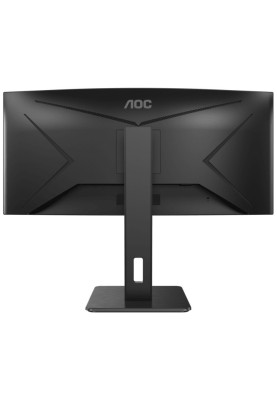 Монітор TFT 34" AOC CU34P2A, 3440x1440, VA, 100Гц, вигнутий, DP, HDMI x 2, USB, колонки, чорний