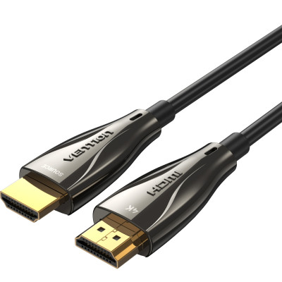 Кабель HDMI M - M, 30.0 м, V2.0, Optical 4K 60Гц zinc alloy black Vention