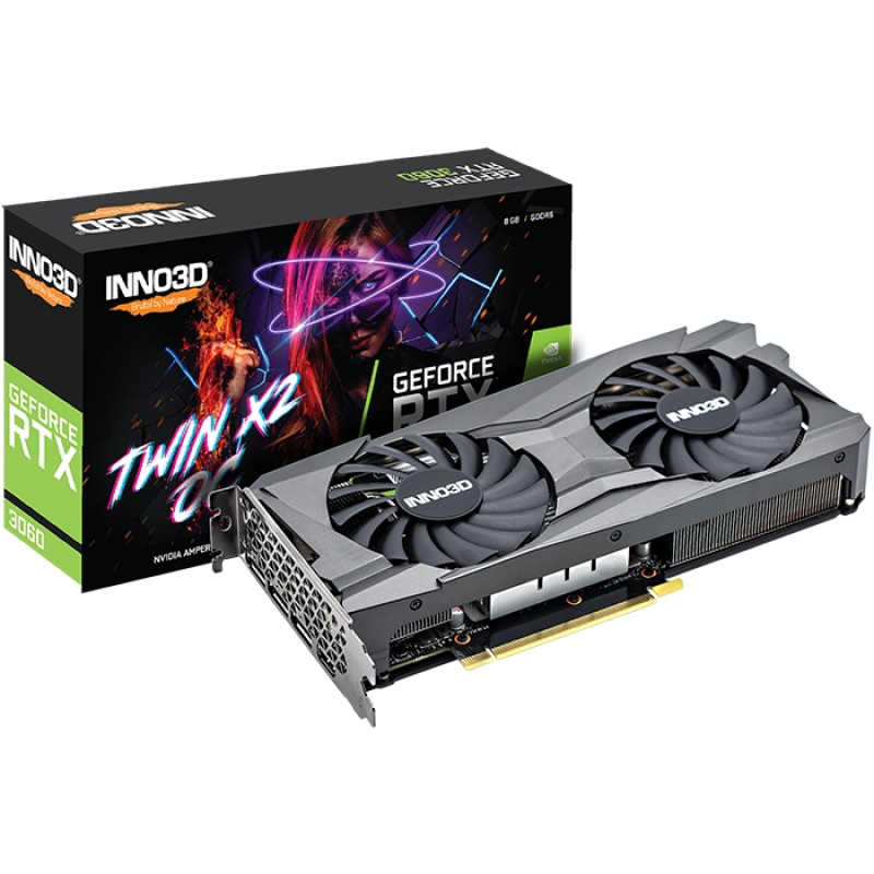 GeForce RTX3060 Inno3D Twin X2 OC, 8GB GDDR6 128bit, PCI Express