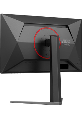 TFT 23.8" AOC 24G4HA, IPS, 200Гц, 2xHDMI, DP, HAS, Pivot, колонки, чорно-червоний