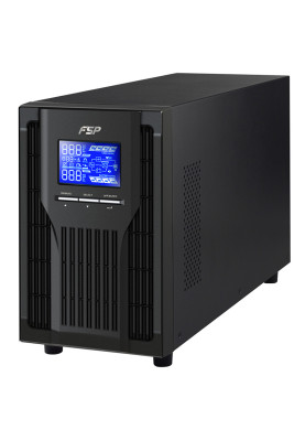 ДБЖ FSP Champ 1 kVA, Tower, Schuko (CH-1101TS), 1000VA/900W, Online, 3*Schuko,CE