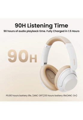 Навушники UGREEN HP202 HiTune Max5 Hybrid ANC White