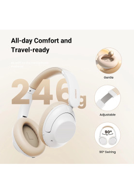 Навушники UGREEN HP202 HiTune Max5 Hybrid ANC White