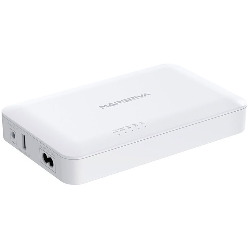 ДБЖ Marsriva DC UPS для роутерів KP6 240VAC 3xDC+PoE24V1A+USB OUT, 2x5V/9V/12V2.5A 18W 10000mAh
