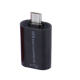 Перехідник OTG micro USB 2.0 M-AF, чорний, RTL