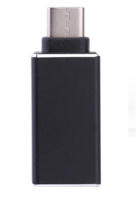 Перехідник USB3.1 Type-C --> Micro USB (OTG) OEM, чорний