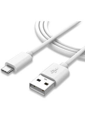 Кабель USB AM-Type-C M, 2.0м, білий