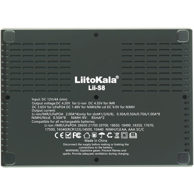 Зарядний пристрій LiitoKala Lii-S8