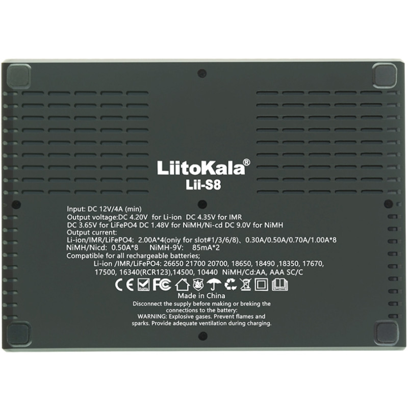 Зарядний пристрій LiitoKala Lii-S8