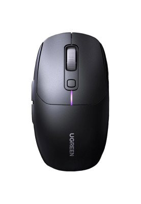 Мишка ігрова UGREEN 2.4GHz MU103, бездротова + Bluetooth, 5000dpi., 6кн., Чорна